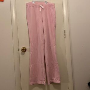 Pink Playboy flare sweatpants